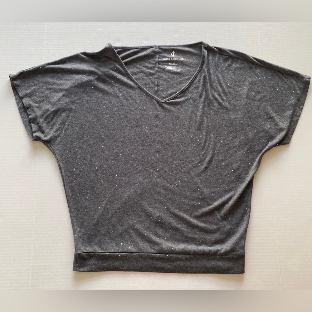 Juicy Couture Black Short Sleeve Tee